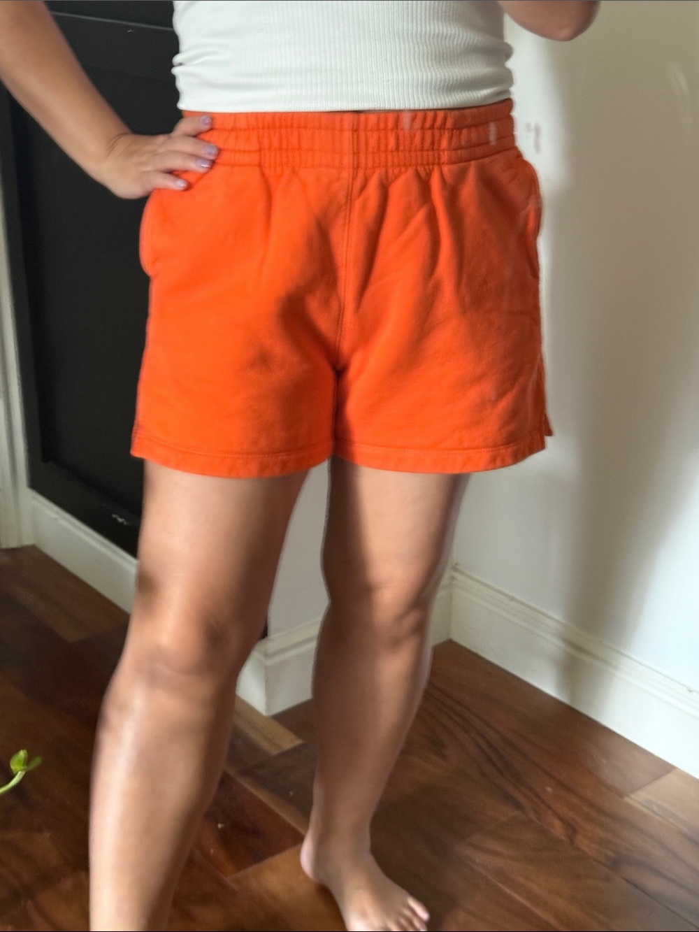 Reformation 100% organic cotton Pull on Sweat Short. M